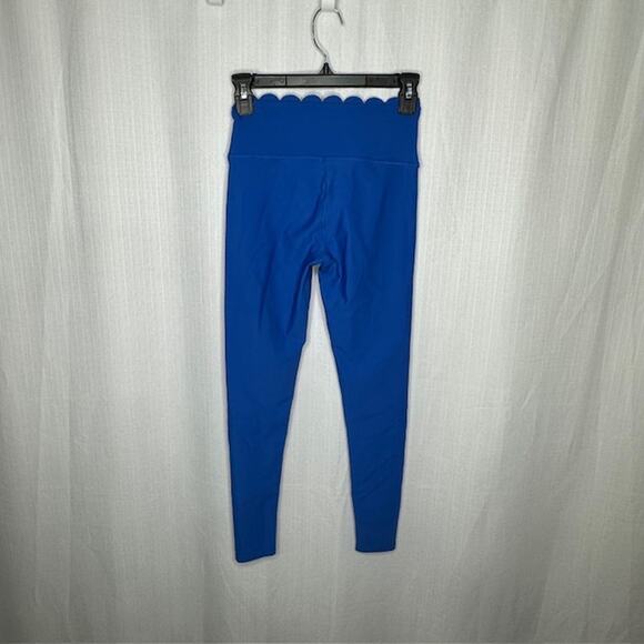 Aqua Blue Scallop Athletic‎ Pants - Picture 3 of 4